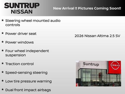 Gun Metallic 2026 Nissan Altima SV