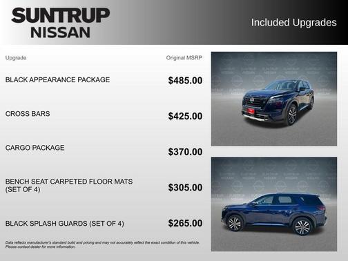 Deep Ocean Blue 2025 Nissan Pathfinder Platinum