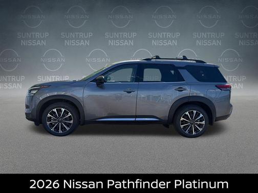 Gun Metallic 2026 Nissan Pathfinder Platinum