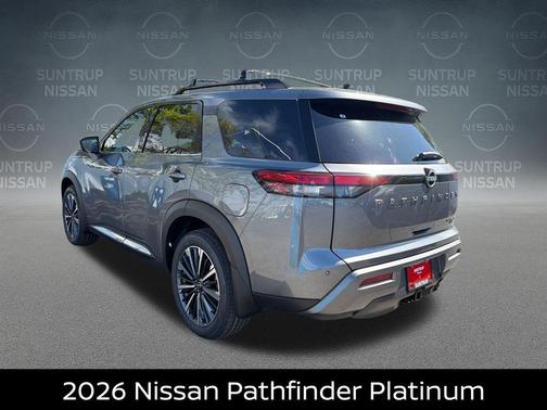 Gun Metallic 2026 Nissan Pathfinder Platinum