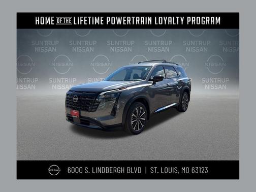 Gun Metallic 2026 Nissan Pathfinder Platinum