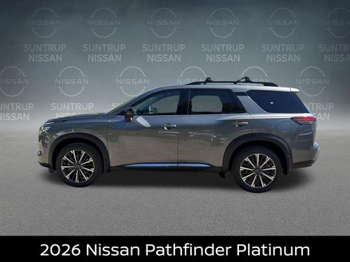 Gun Metallic 2026 Nissan Pathfinder Platinum