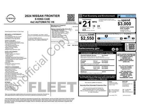 2024 Nissan Frontier S