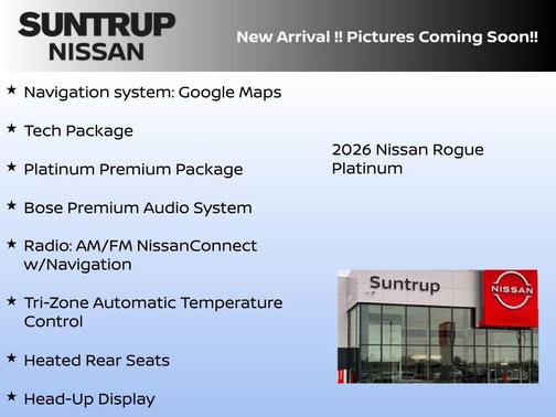 2026 Nissan Rogue Platinum