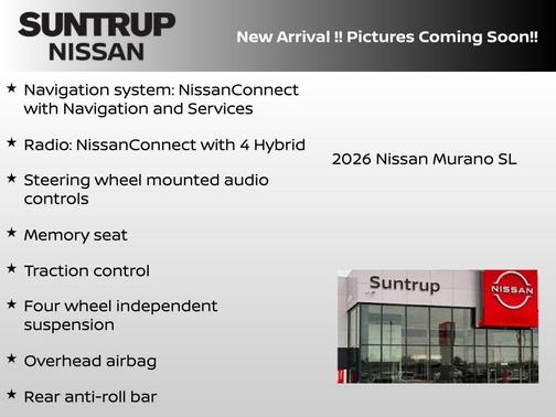 Gun Metallic 2026 Nissan Murano SL