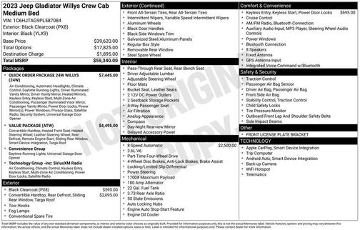 2023 Jeep Gladiator Sport