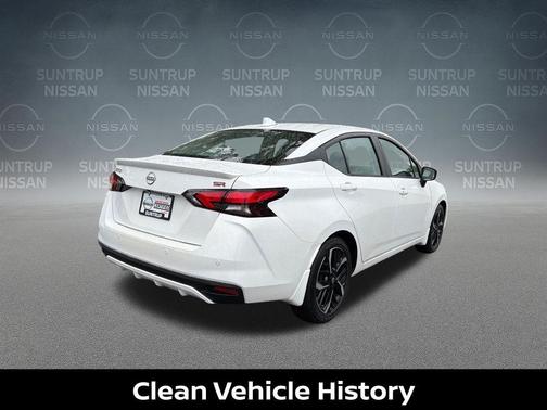 Aspen White 2025 Nissan Versa 1.6 SR