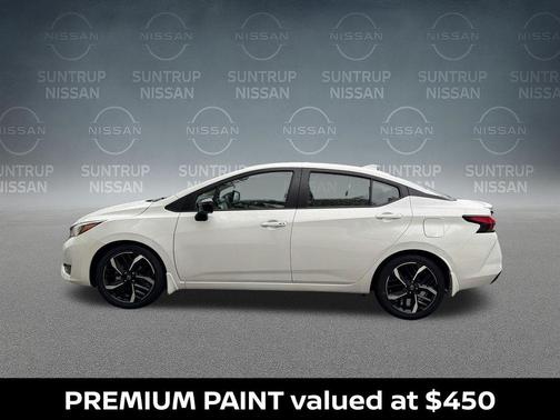 Aspen White 2025 Nissan Versa 1.6 SR