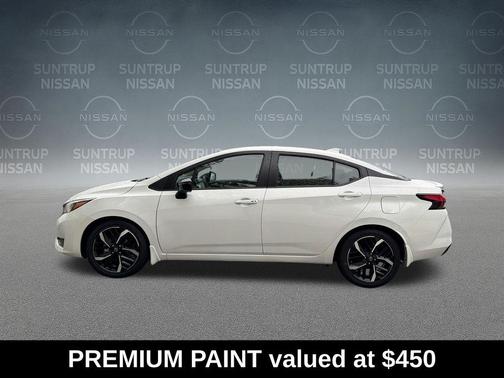Aspen White 2025 Nissan Versa 1.6 SR