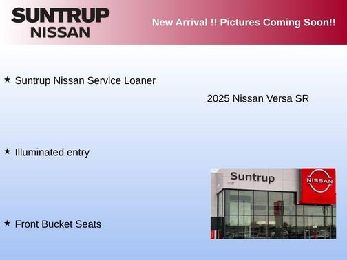 2025 Nissan Versa 1.6 SR