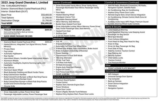2023 Jeep Grand Cherokee L Limited
