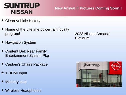 2023 Nissan Armada Platinum