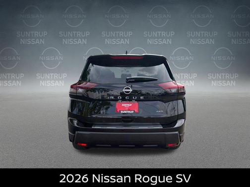 Super Black 2026 Nissan Rogue SV