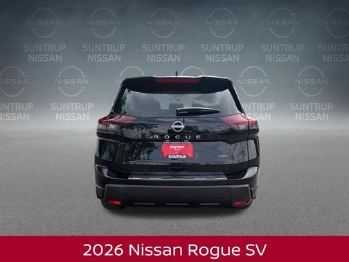 Black 2026 Nissan Rogue SV