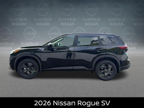 Super Black 2026 Nissan Rogue SV