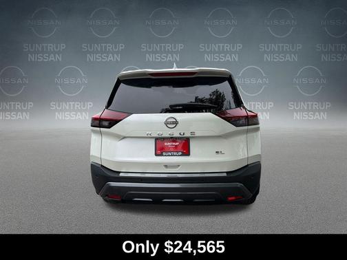 White 2023 Nissan Rogue SL