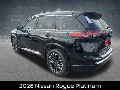 Black 2026 Nissan Rogue Platinum