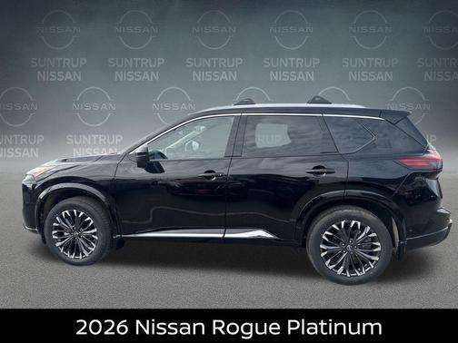 Black 2026 Nissan Rogue Platinum