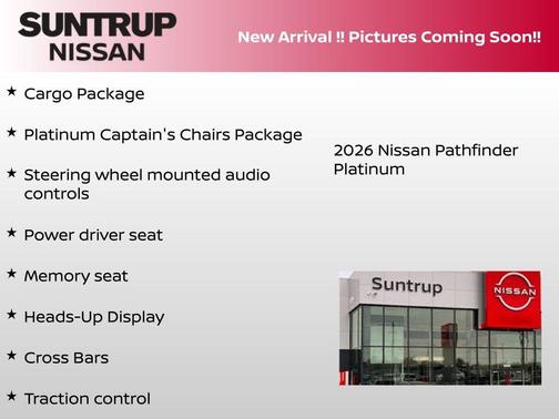 Super Black 2026 Nissan Pathfinder Platinum