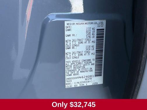 2023 Nissan Frontier PRO-4X