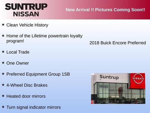 Graphite Gray Metallic 2018 Buick Encore Preferred