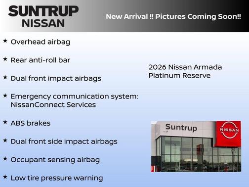 2026 Nissan Armada Platinum Reserve