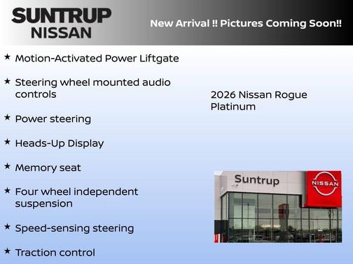 2026 Nissan Rogue Platinum