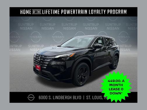Super Black 2026 Nissan Rogue SV