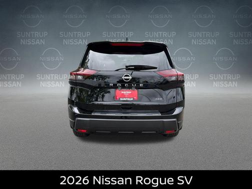 Super Black 2026 Nissan Rogue SV