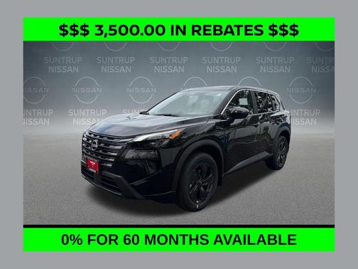 Black 2026 Nissan Rogue SV