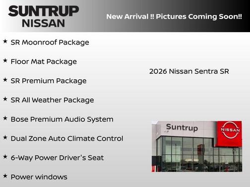Gun Metallic 2026 Nissan Sentra SR