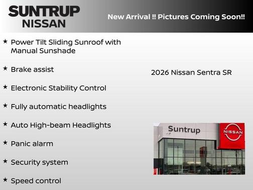 Gun Metallic 2026 Nissan Sentra SR