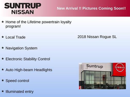 Magnetic Black 2018 Nissan Rogue SL