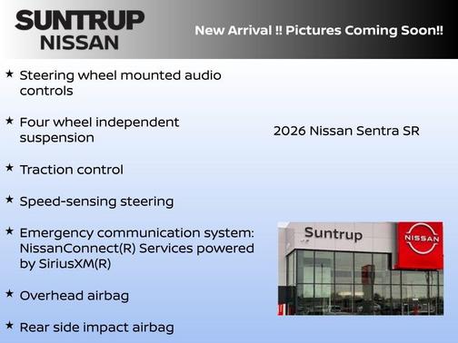 2026 Nissan Sentra SR