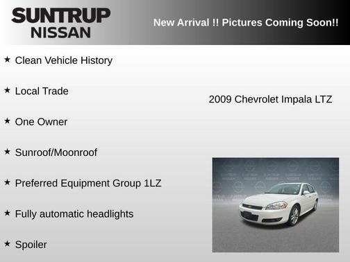 White 2009 Chevrolet Impala LTZ