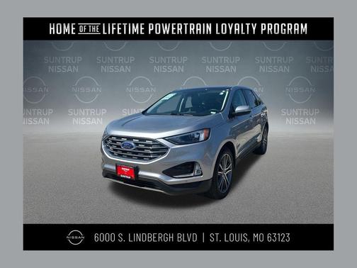 Silver Metallic 2023 Ford Edge Titanium