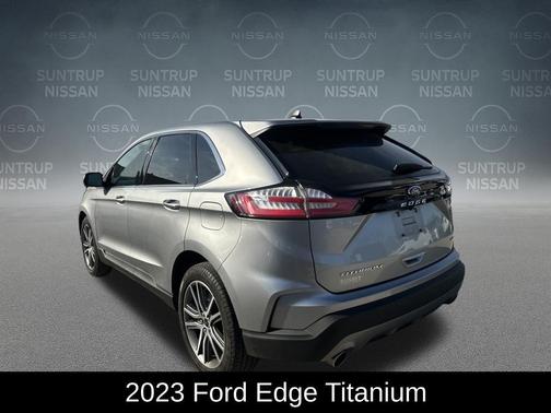 Iconic Silver Metallic 2023 Ford Edge Titanium