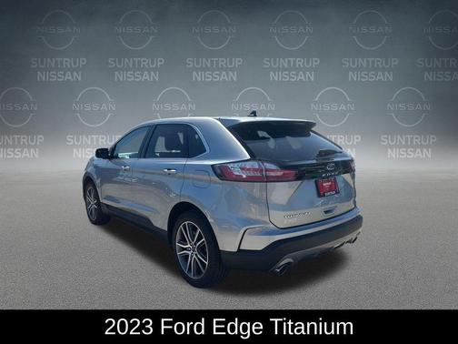 Silver Metallic 2023 Ford Edge Titanium