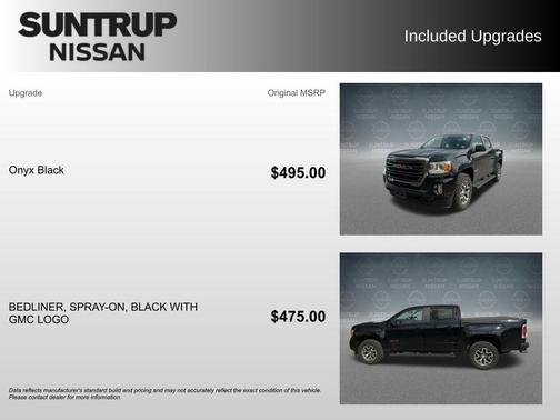 Onyx Black 2022 GMC Canyon AT4 w/Leather