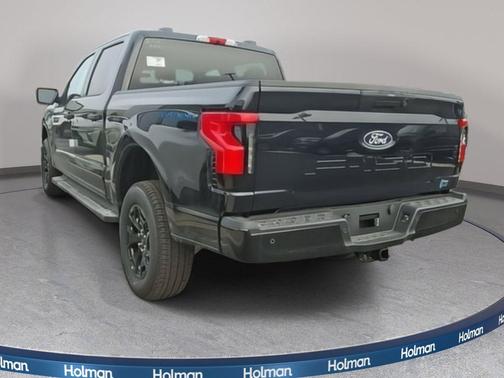 Agate Black Metallic 2025 Ford F-150 Lightning XLT