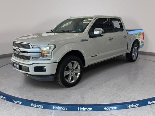 White Platinum Clearcoat Metallic 2018 Ford F-150 Platinum
