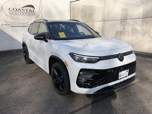 Opal White W/Deep Black Roof 2026 Volkswagen Tiguan 2.0T SE R-Line Black 4MOTION