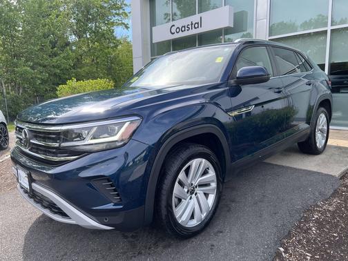 Tourmaline Blue Metallic 2023 Volkswagen Atlas Cross Sport 3.6L V6 SE w/Technology