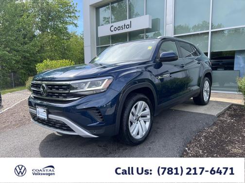 Tourmaline Blue Metallic 2023 Volkswagen Atlas Cross Sport 3.6L V6 SE w/Technology