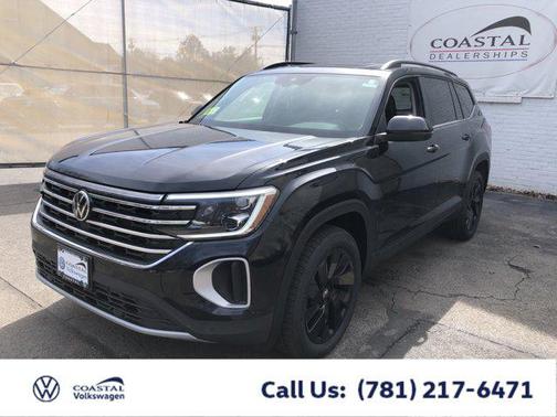 Deep Black Pearl 2026 Volkswagen Atlas 2.0T SE w/Technology 4MOTION