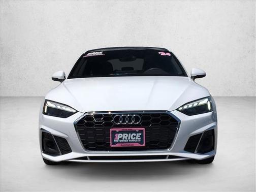 Glacier White Metallic 2024 Audi A5 Sportback 45 S Line Premium Plus