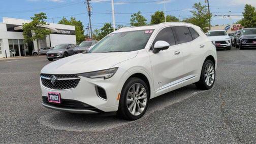 White Frost Tricoat 2023 Buick Envision Avenir AWD