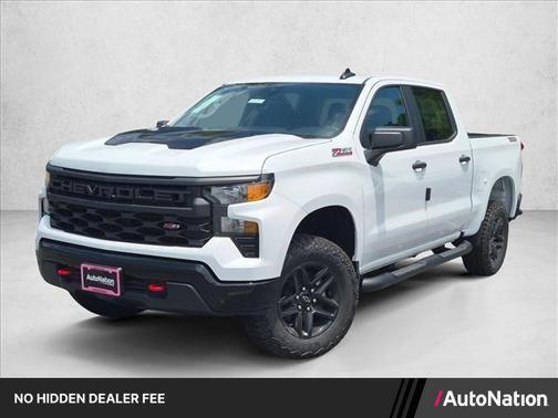 Summit White 2026 Chevrolet Silverado 1500 Custom Trail Boss