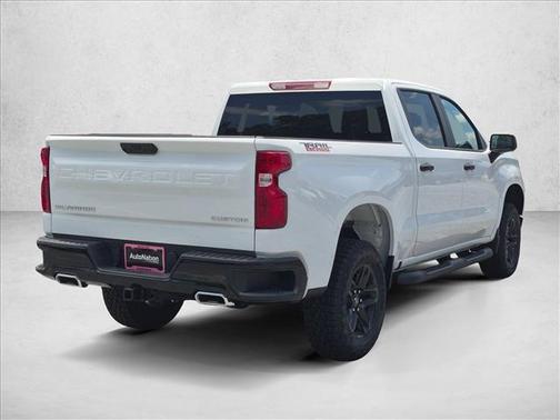 Summit White 2026 Chevrolet Silverado 1500 Custom Trail Boss