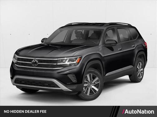 Deep Black Pearl 2023 Volkswagen Atlas 3.6L SE w/Technology